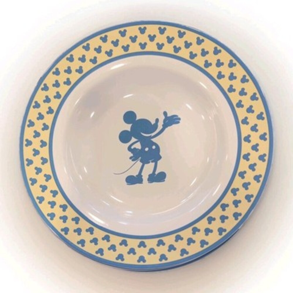 8 Pc Salad Bowl Pasta Mickey's Diner Stoneware Disney Vintage Discontinued